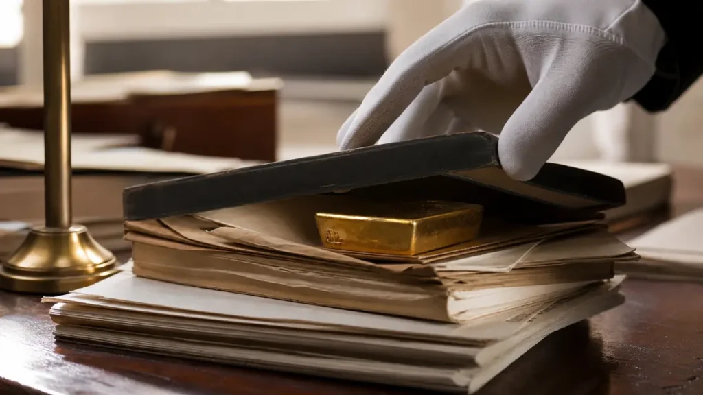 lingot d'or non déclaré dans une succession