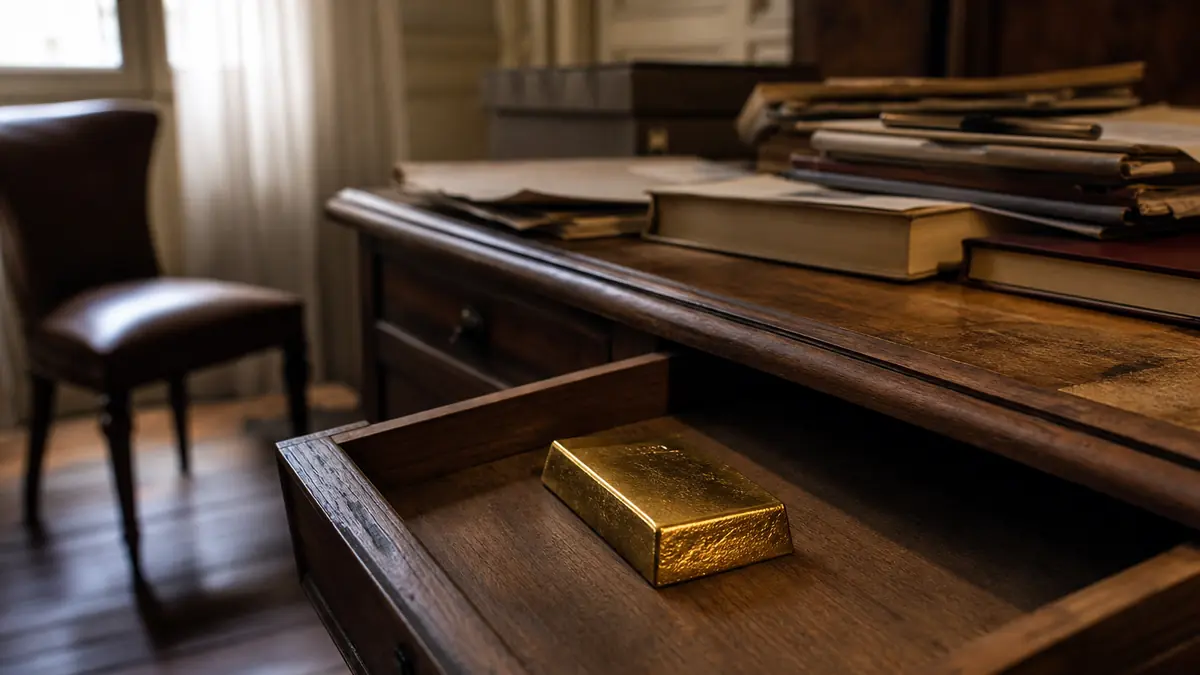 lingot d'or non déclaré dans une succession