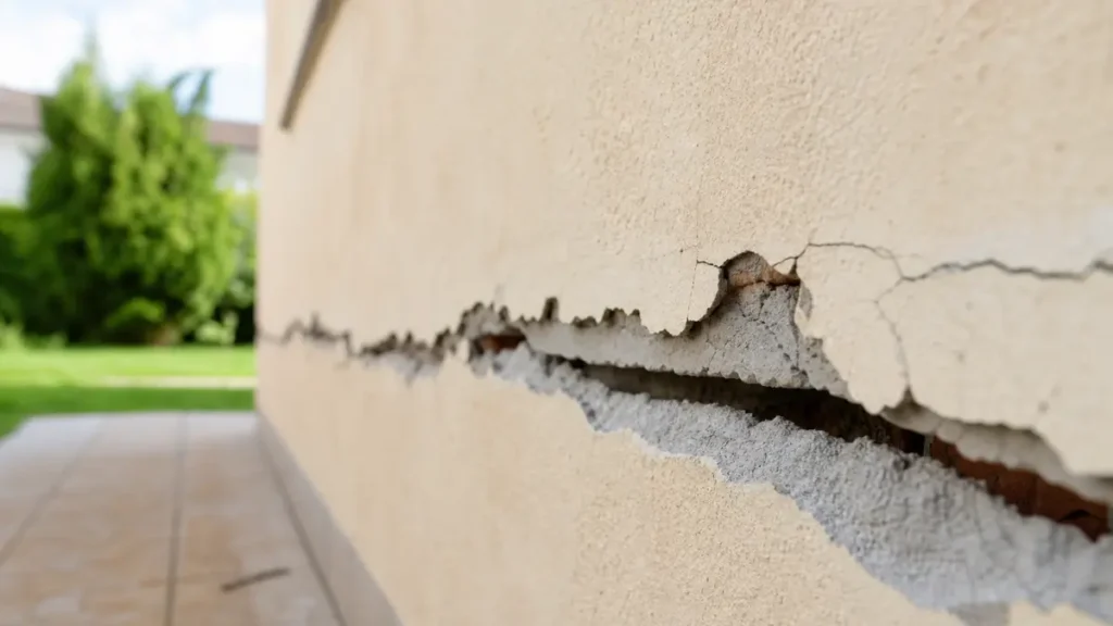 maison fissures horizontales